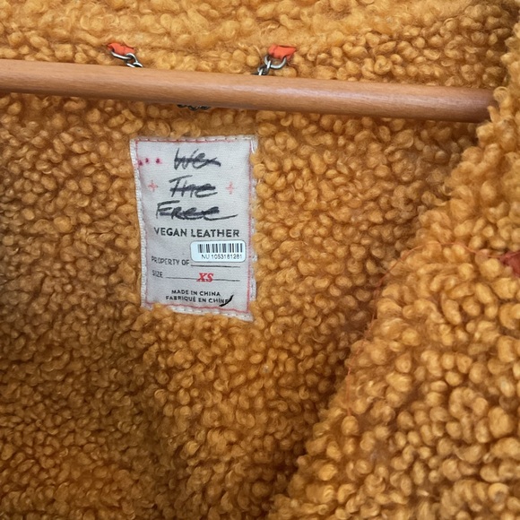 Free People We The Free Kaja Bonded Vegan Jacket Shearling - Picture 6 of 6